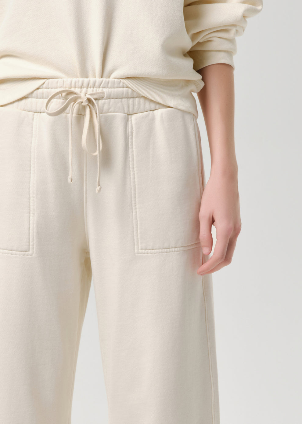 COH Freya Sweatpant Cream-Sweatshirts-West of Woodward Boutique-Vancouver-Canada