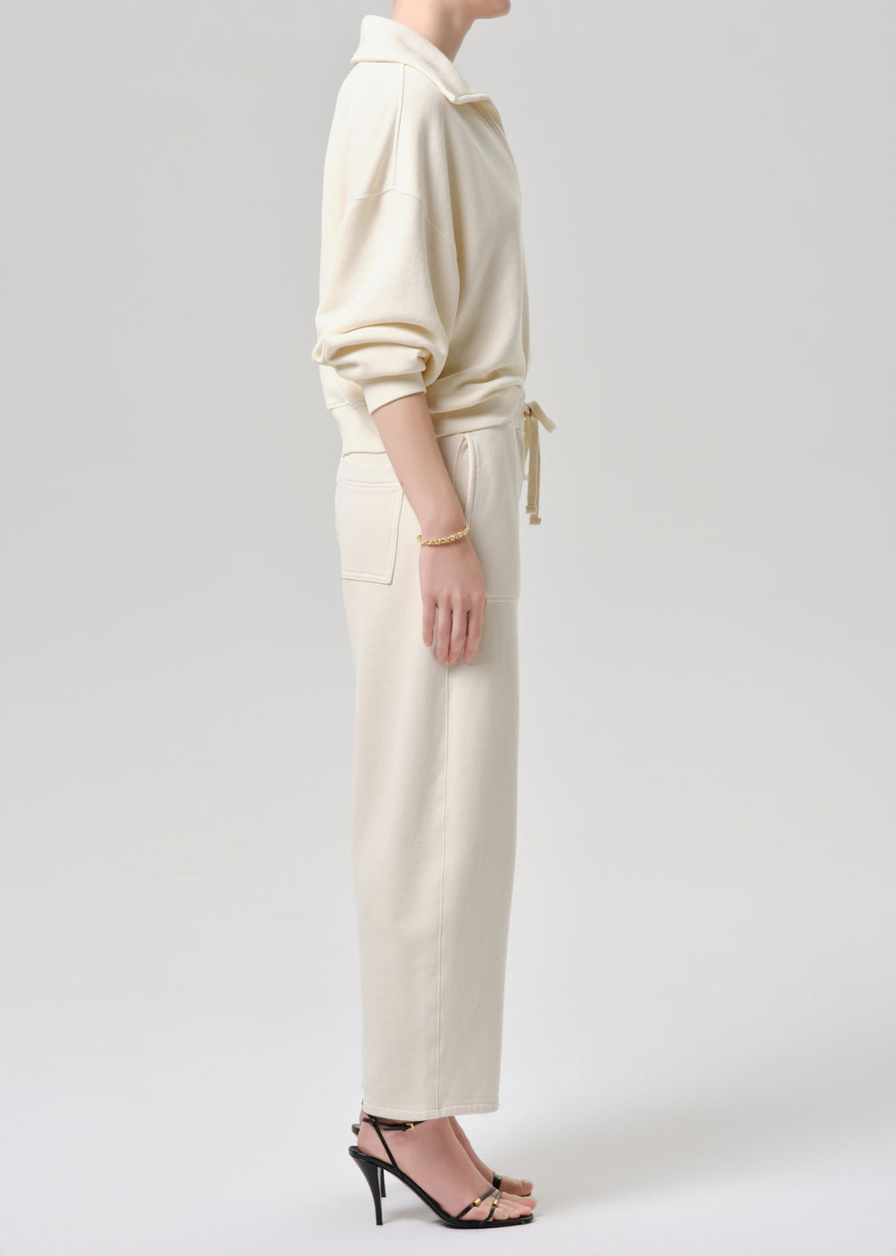 COH Freya Sweatpant Cream-Sweatshirts-West of Woodward Boutique-Vancouver-Canada