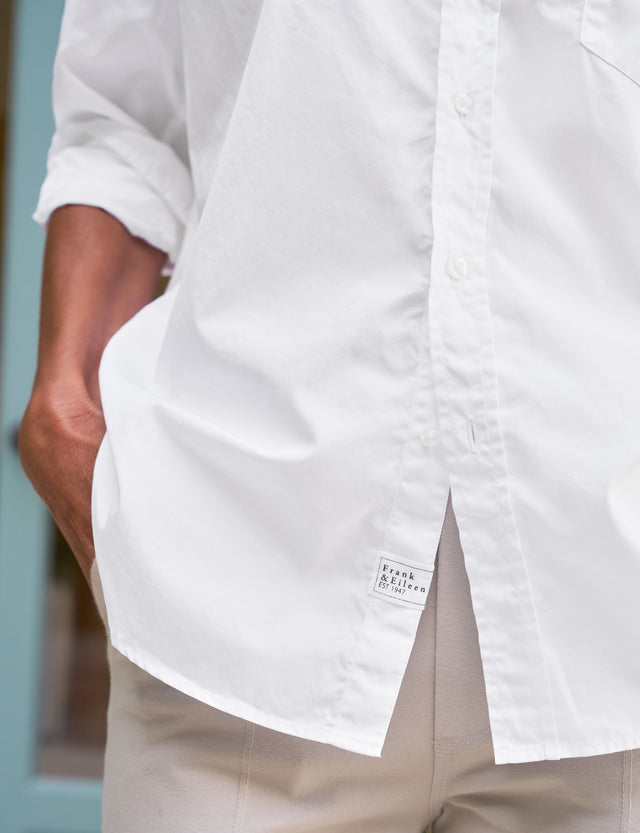 Frank &amp; Eileen Superluxe Eileen Button Up Shirt White