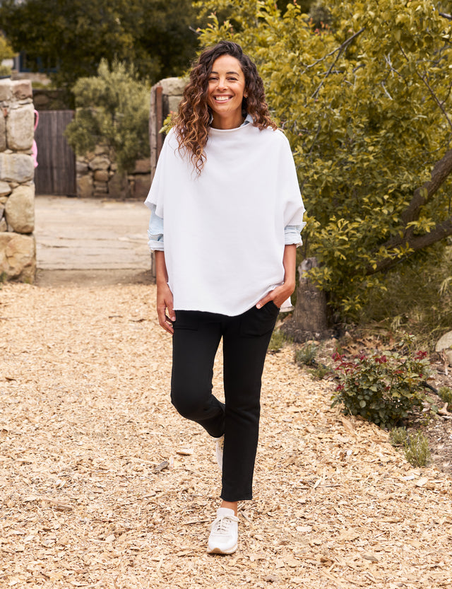 Frank &amp; Eileen Blackrock Utility Sweatpant Black-Sweatshirts-West of Woodward Boutique-Vancouver-Canada