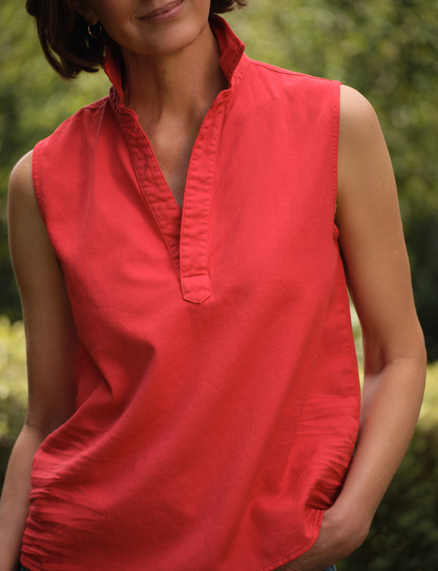 Frank &amp; Eileen Button Up Shirt Cherry Denim