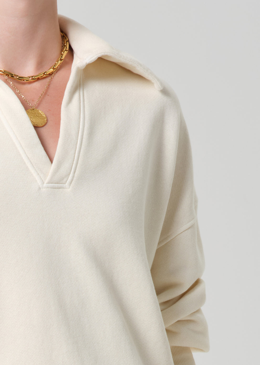 COH Trapeze Pullover Sweatshirt Cream-Sweatshirts-West of Woodward Boutique-Vancouver-Canada