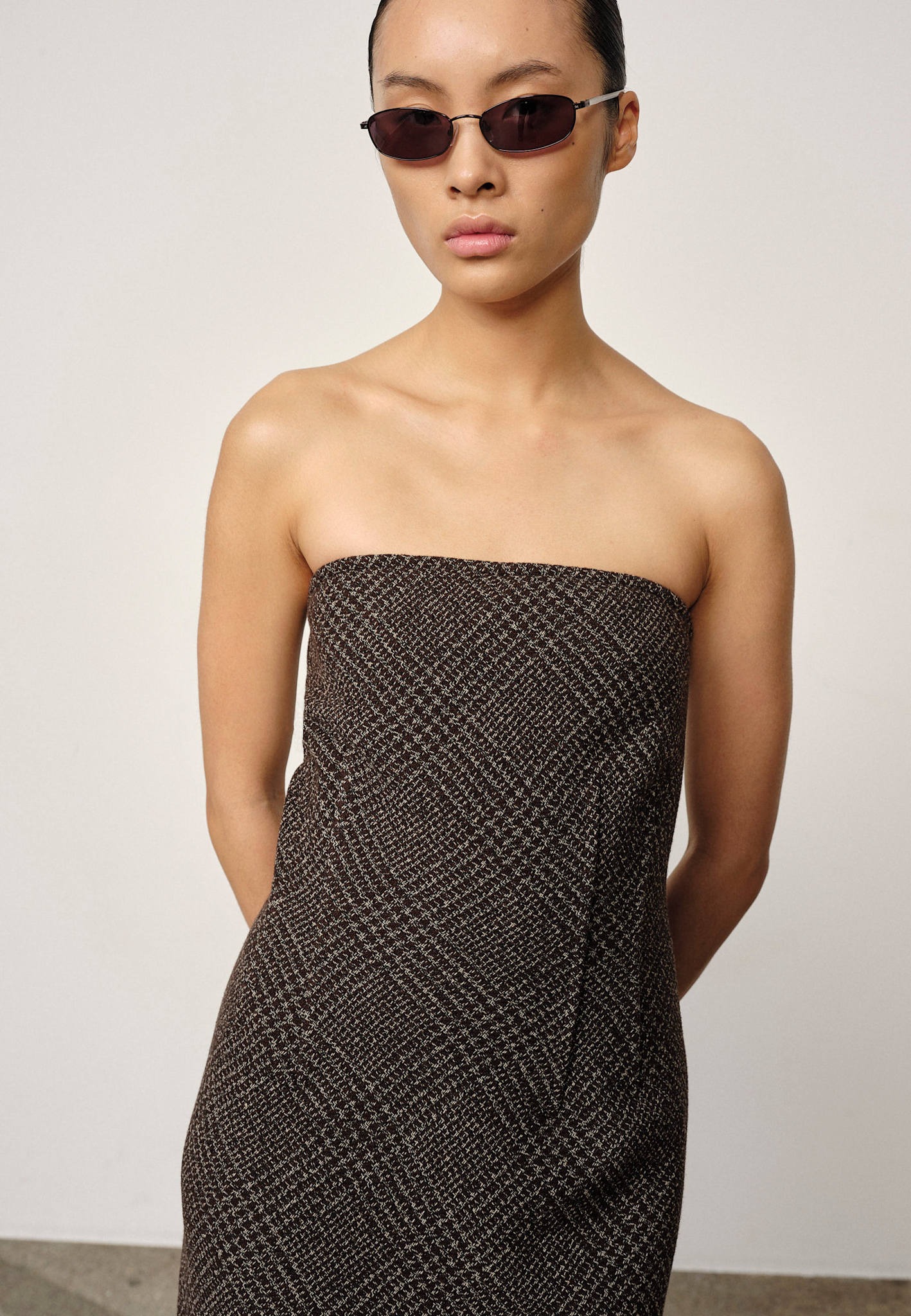 Herskind Adele Dress Checks-Dresses-West of Woodward Boutique-Vancouver-Canada