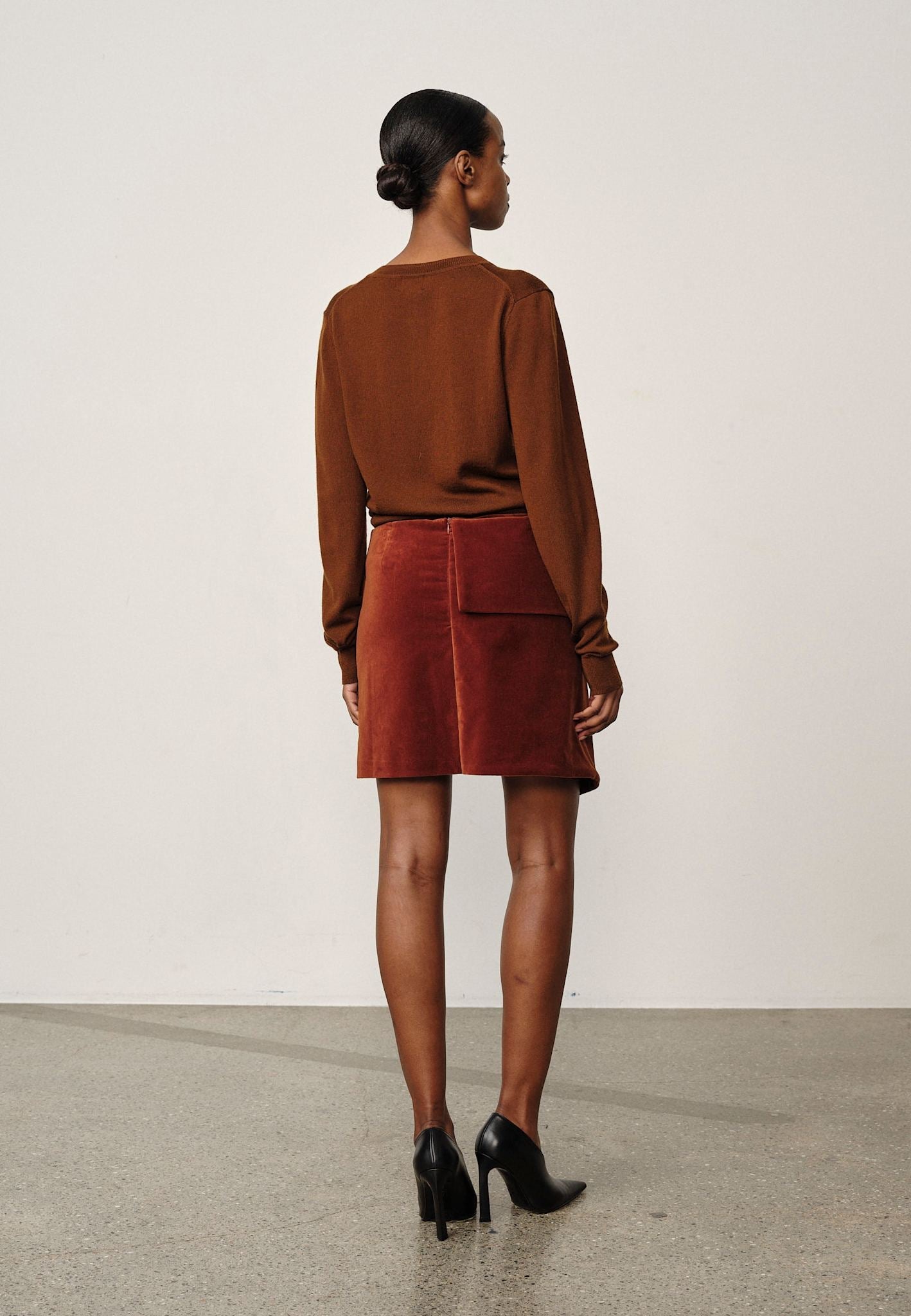 Herskind Yana Skirt Burned Apricot-Dresses-West of Woodward Boutique-Vancouver-Canada
