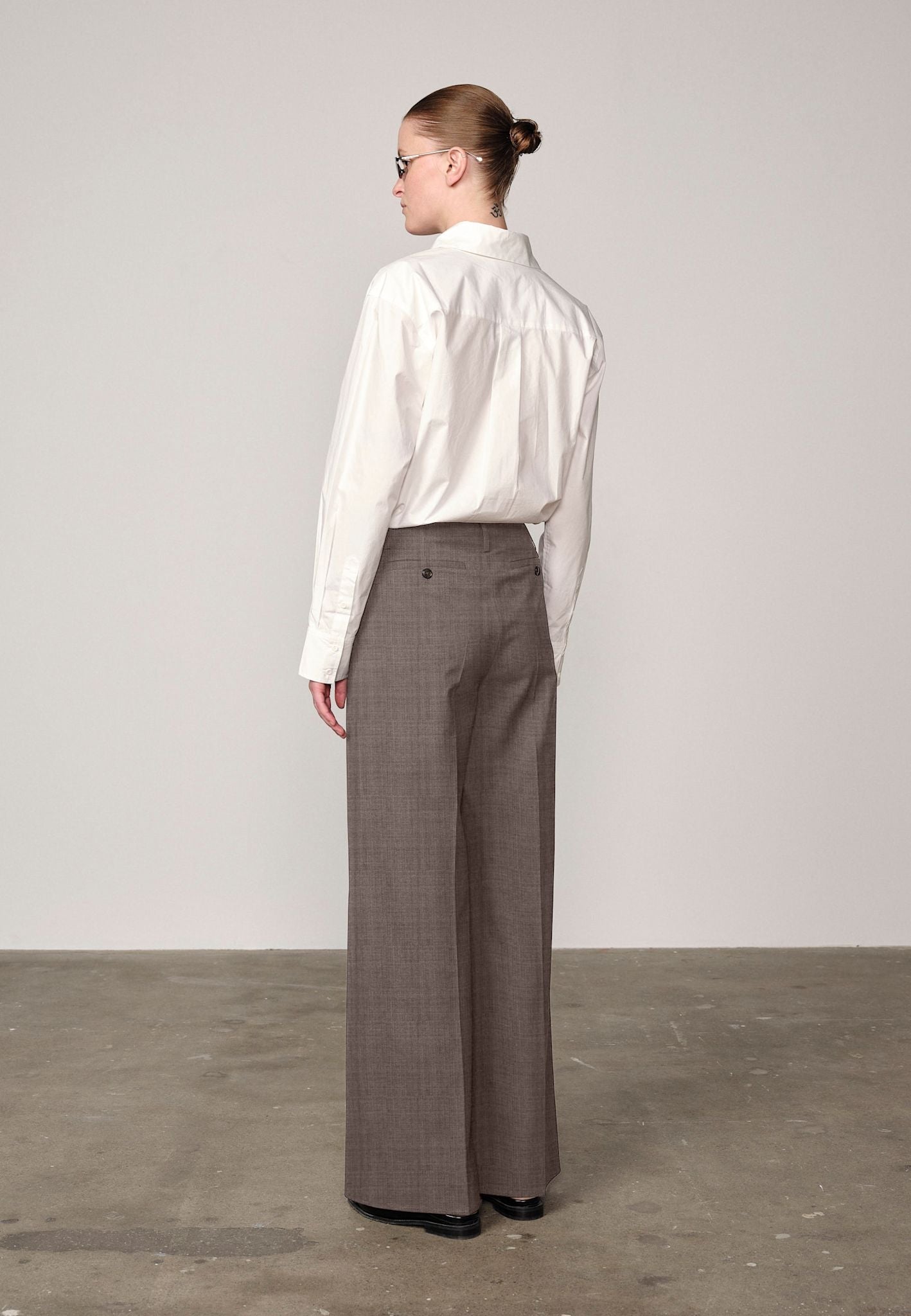 Herskind Felicia Mid Waist Pants Grey