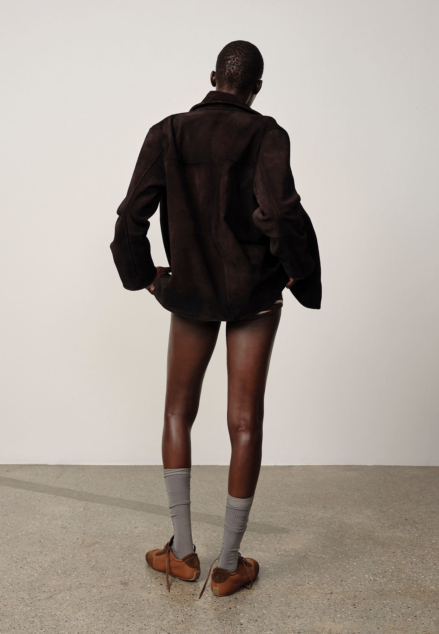 Herskind Manon Suede Jacket Coffee Brown-Jackets-West of Woodward Boutique-Vancouver-Canada