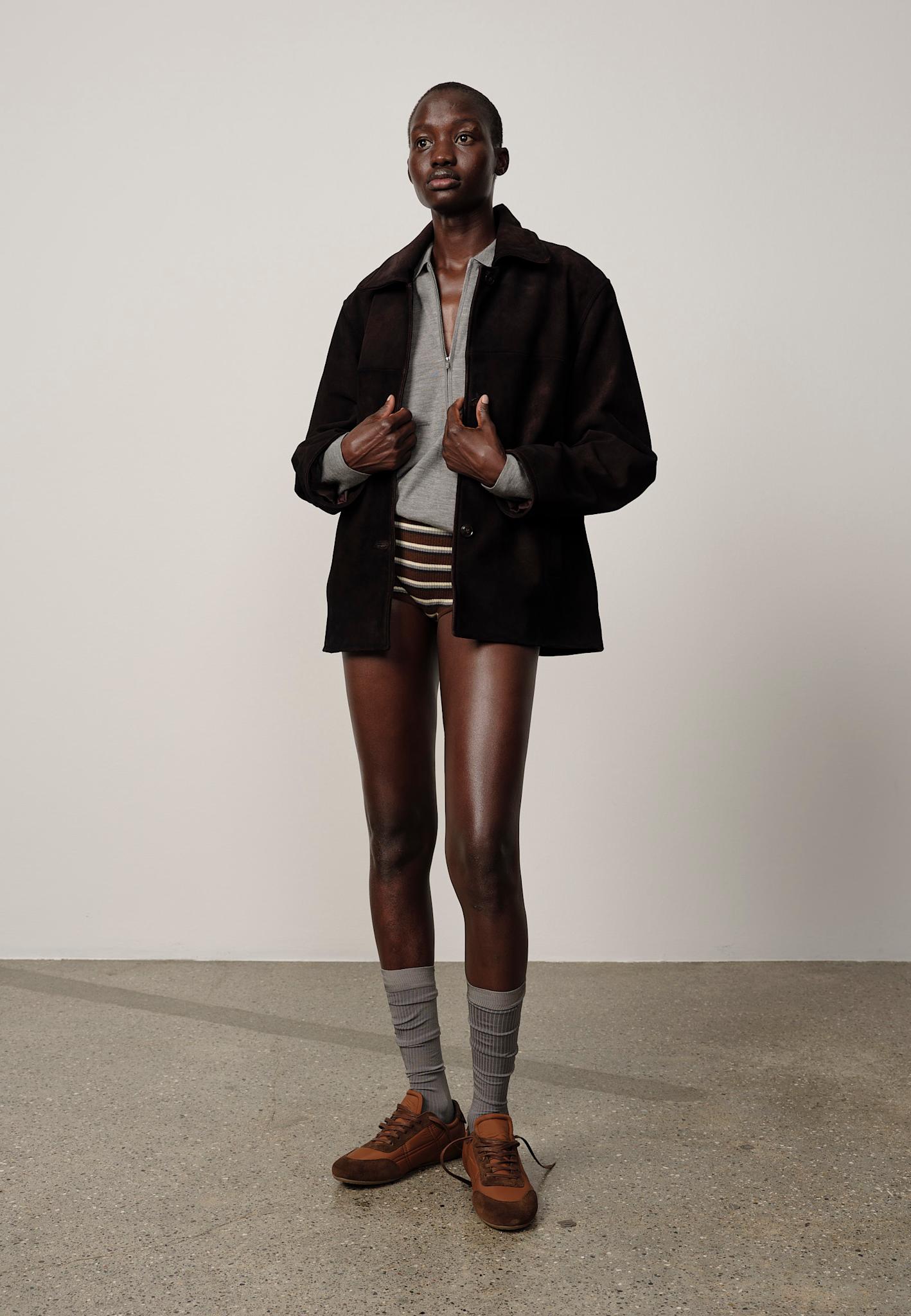 Herskind Manon Suede Jacket Coffee Brown-Jackets-West of Woodward Boutique-Vancouver-Canada