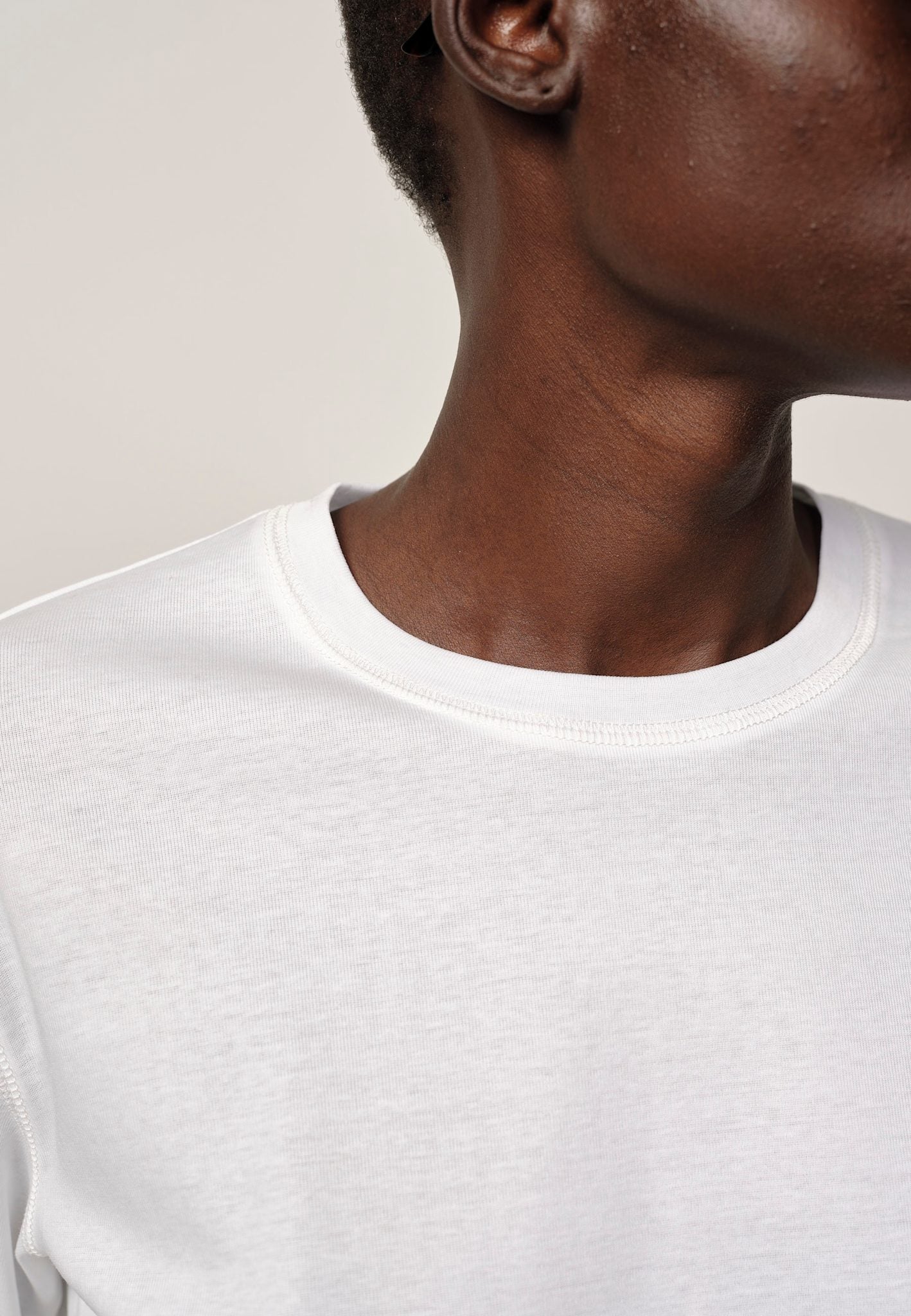 Herskind Dagmar Long Sleeve Tshirt White-T-Shirts-West of Woodward Boutique-Vancouver-Canada