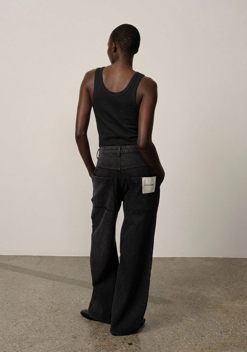Herskind Sandra Top Black-T-Shirts-West of Woodward Boutique-Vancouver-Canada