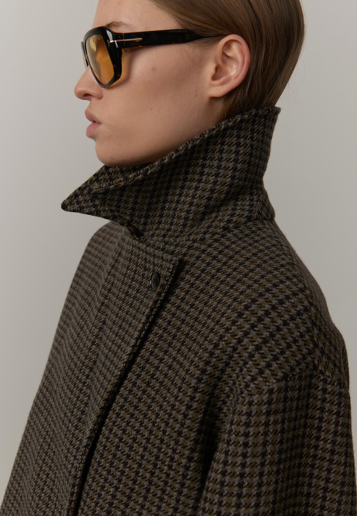 Herskind Cat Coat Checks-Coats-West of Woodward Boutique-Vancouver-Canada