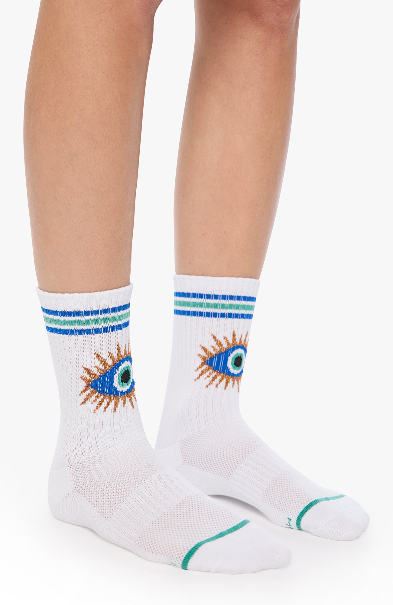 MOTHER Baby Steps Cosmic Eye Socks-Accessories-West of Woodward Boutique-Vancouver-Canada