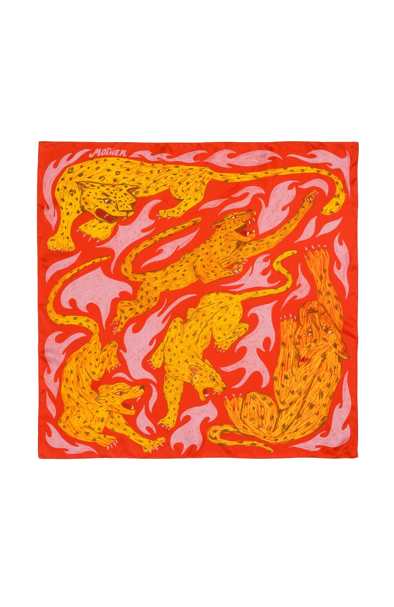 MOTHER Scarf It Down Flaming Hot Cheetahs