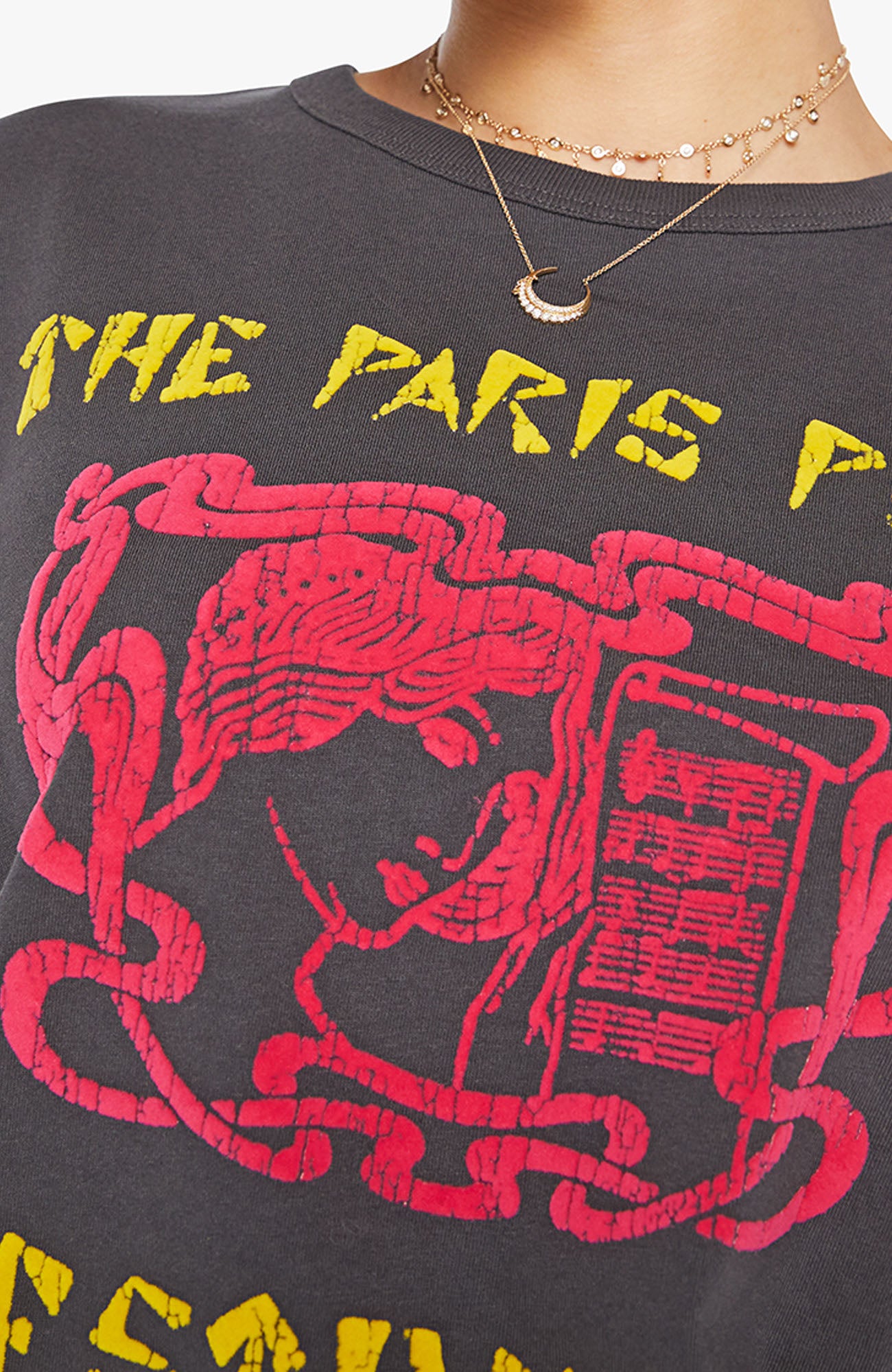 MOTHER Lil Goodie Goodie Tee Paris Punk-T-Shirts-West of Woodward Boutique-Vancouver-Canada
