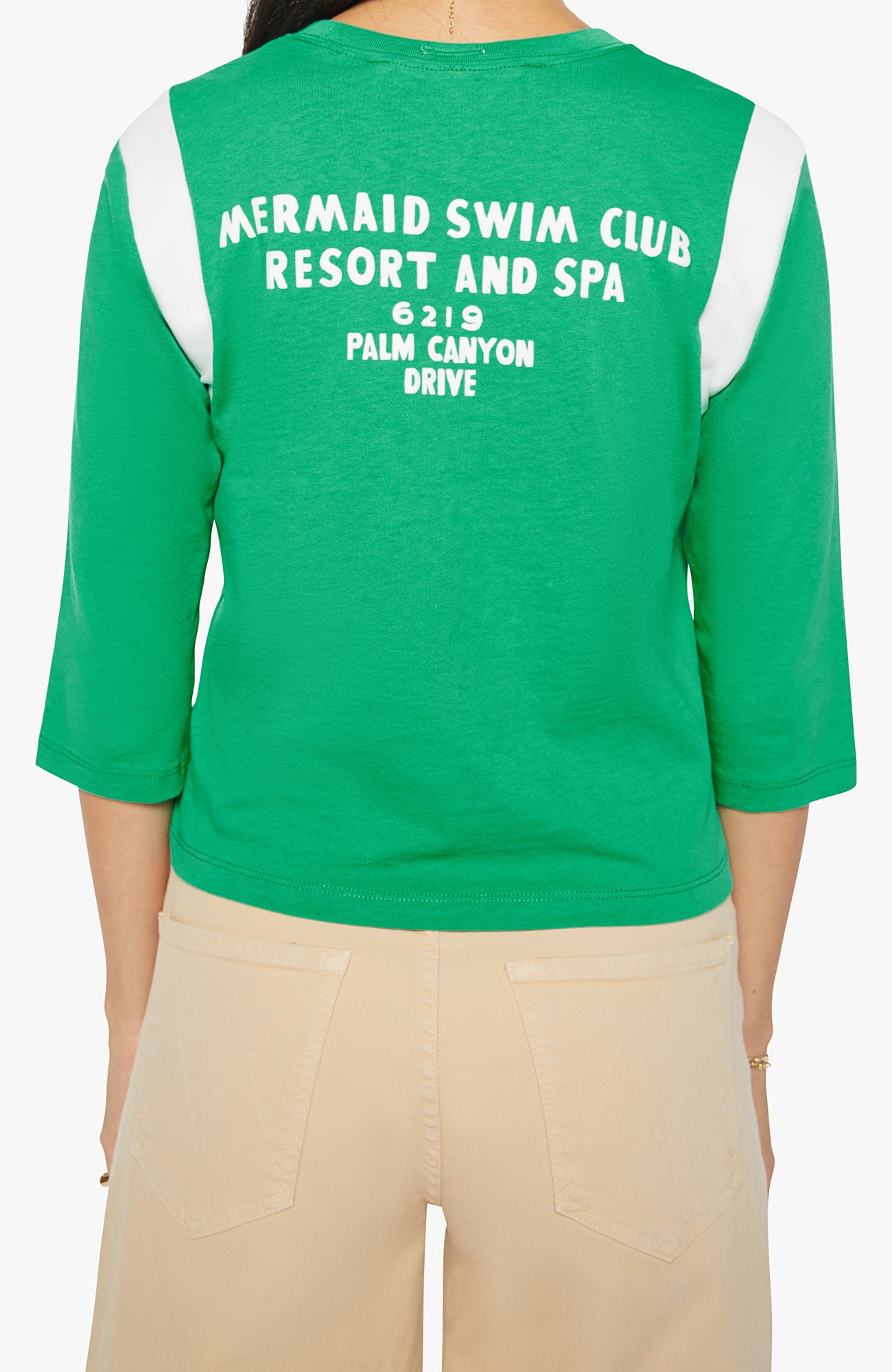 MOTHER Better Half Insert Tee Mermaid Swim Club-T-Shirts-West of Woodward Boutique-Vancouver-Canada