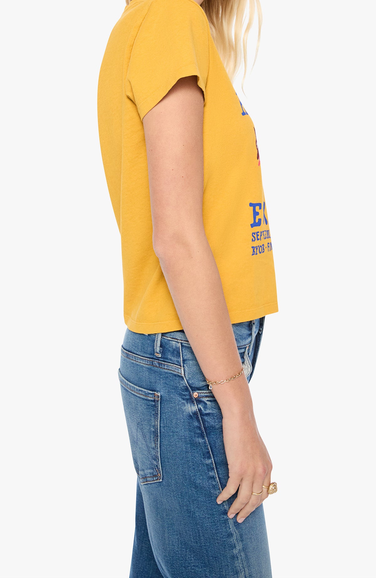 MOTHER Boxy Goodie Goodie Tee Treasure Hunting-T-Shirts-West of Woodward Boutique-Vancouver-Canada