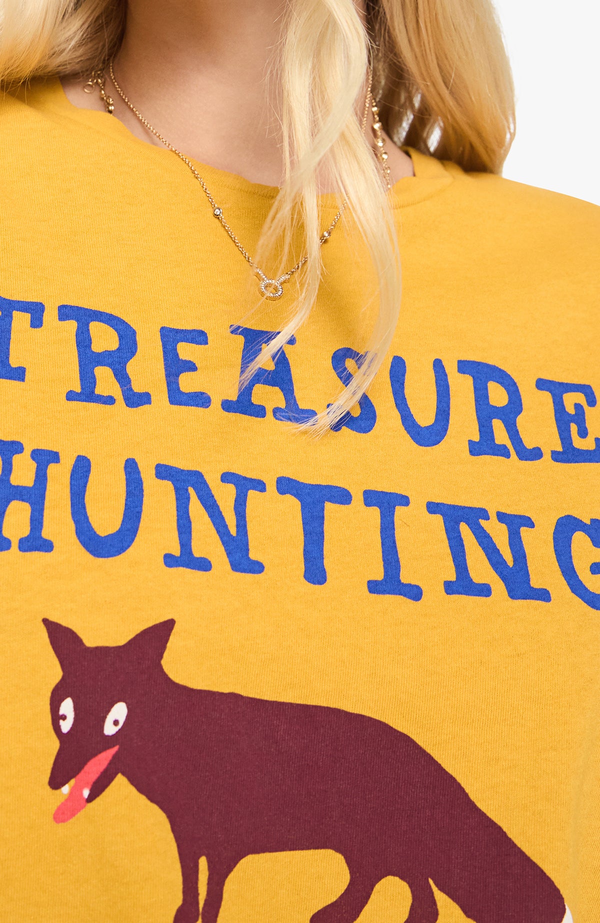 MOTHER Boxy Goodie Goodie Tee Treasure Hunting-T-Shirts-West of Woodward Boutique-Vancouver-Canada