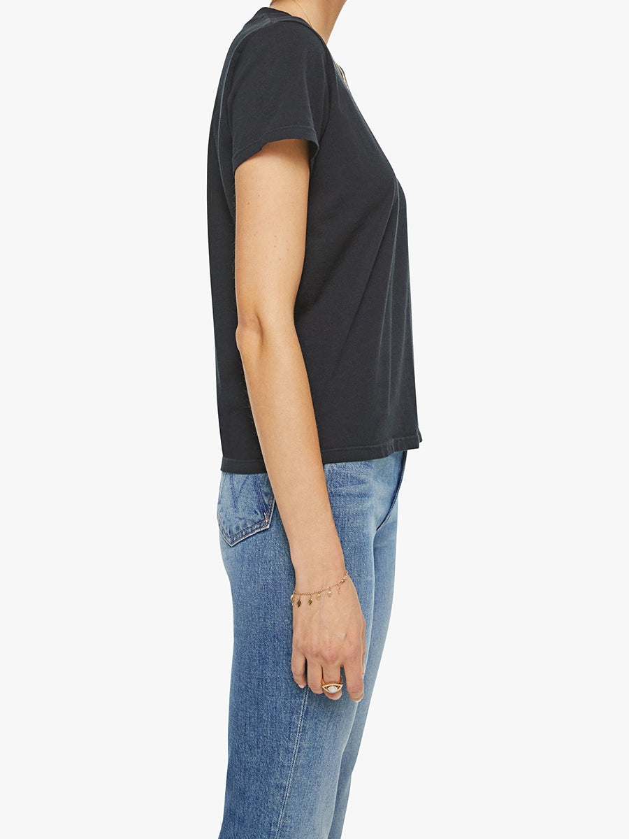 MOTHER Lil Goodie Goodie Tee Black-T-Shirts-West of Woodward Boutique-Vancouver-Canada