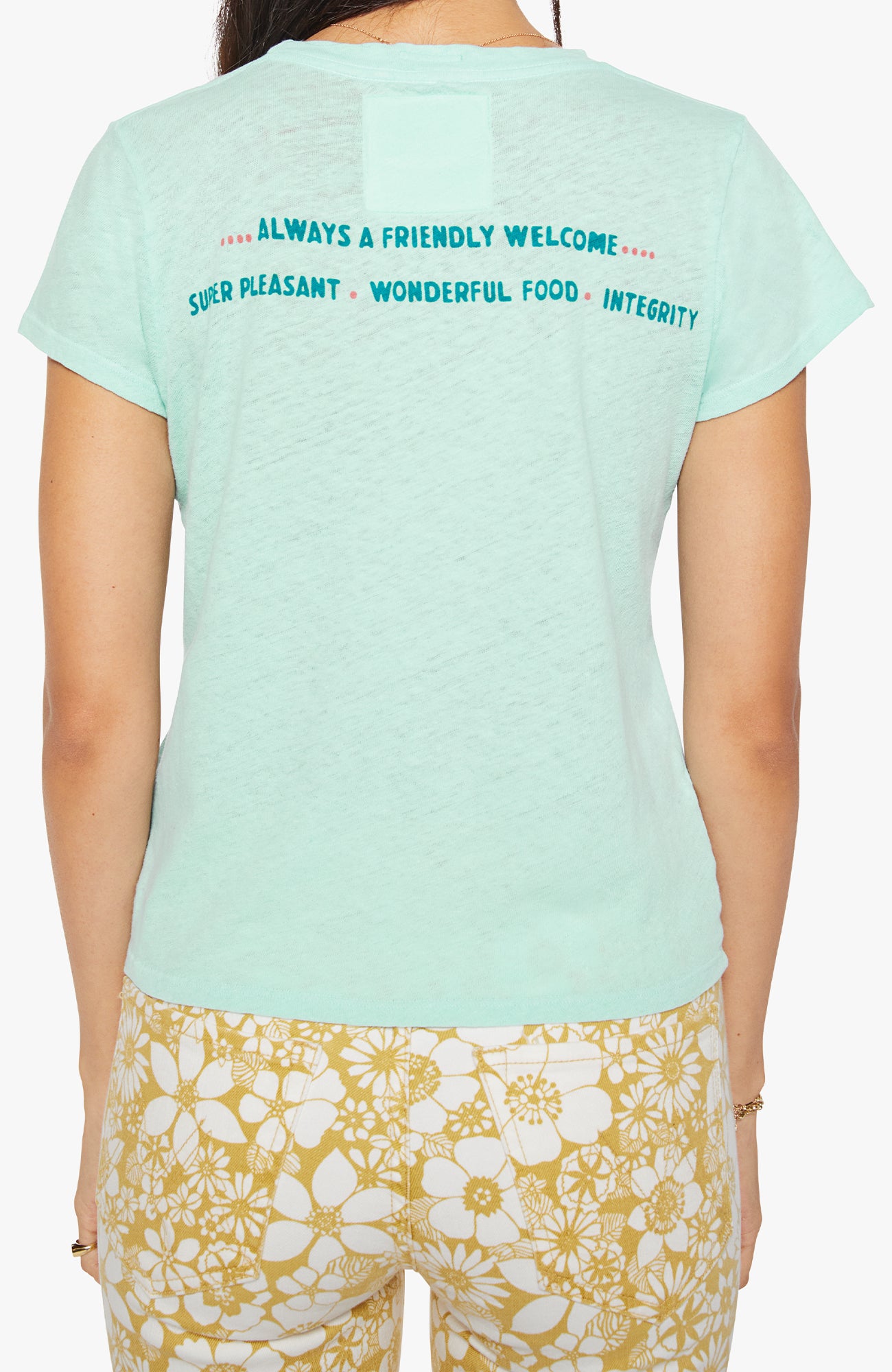 MOTHER Lil Sinful Lone Palm Tee-T-Shirts-West of Woodward Boutique-Vancouver-Canada