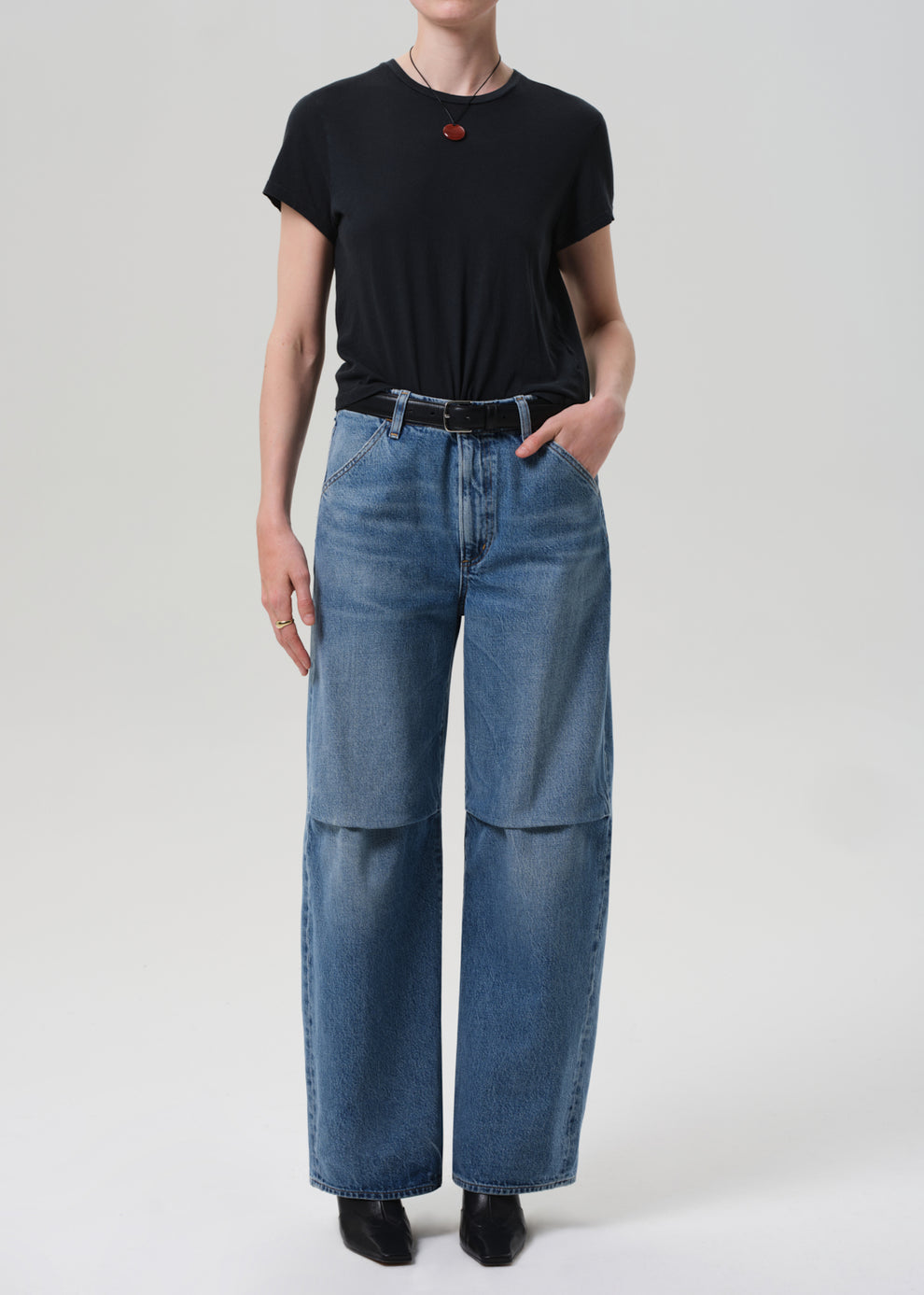 COH Kyle Tee Washed Black-T-Shirts-West of Woodward Boutique-Vancouver-Canada
