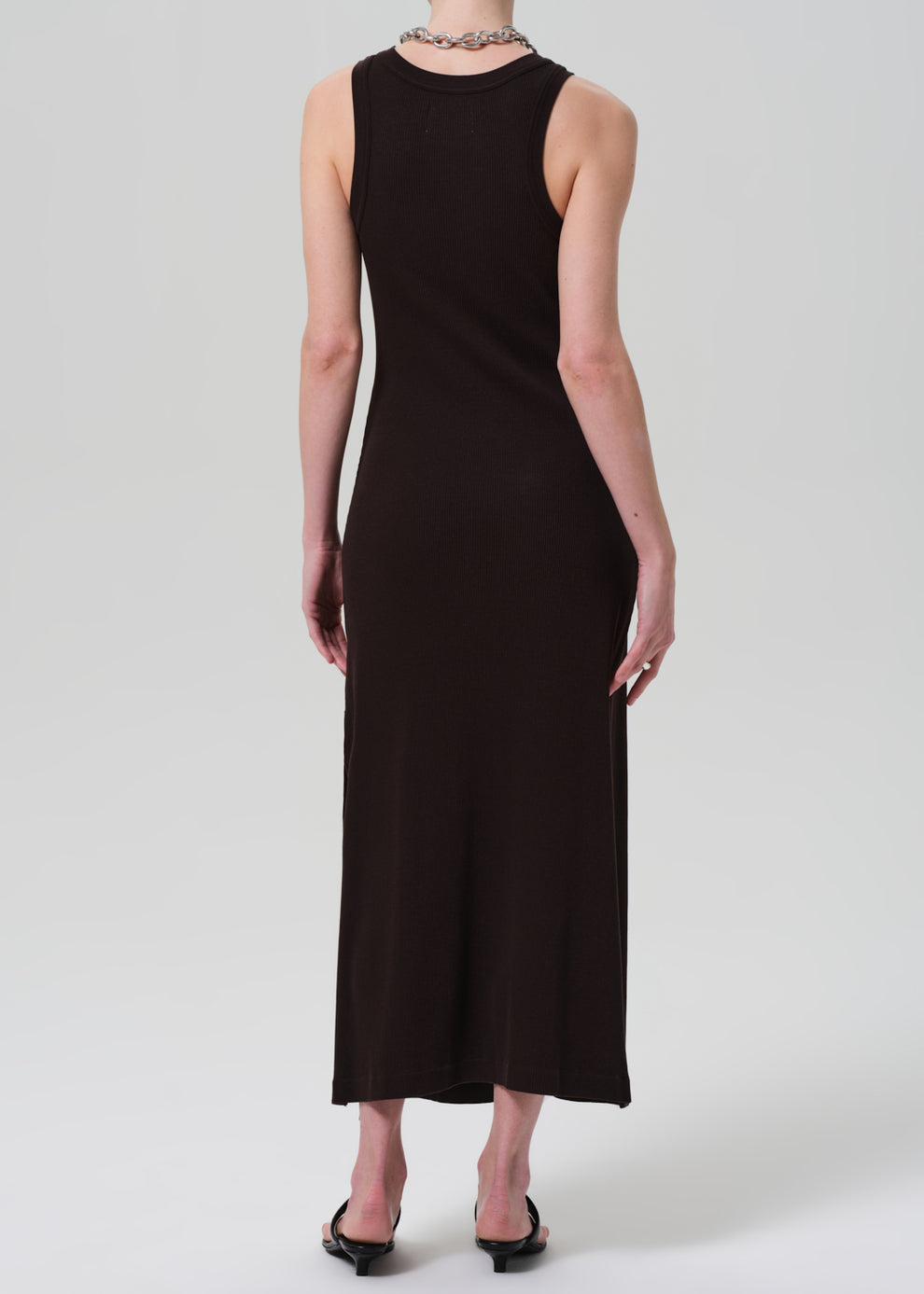 COH Isabel Tank Dress Chocolate-Dresses-West of Woodward Boutique-Vancouver-Canada
