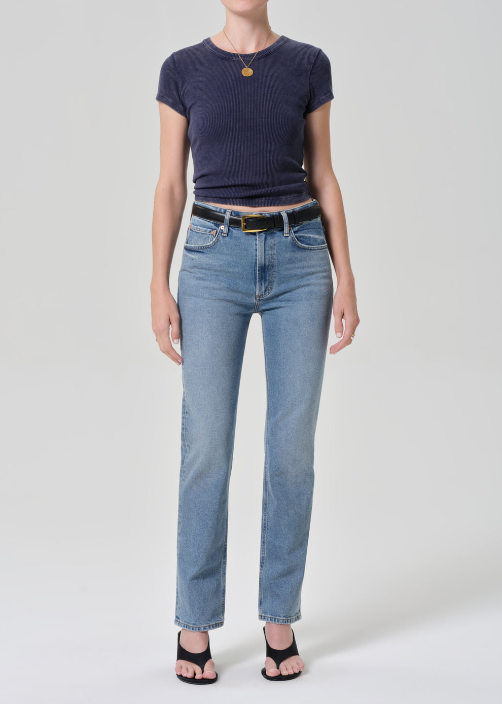 COH Nello Tee Mineral Navy-T-Shirts-West of Woodward Boutique-Vancouver-Canada