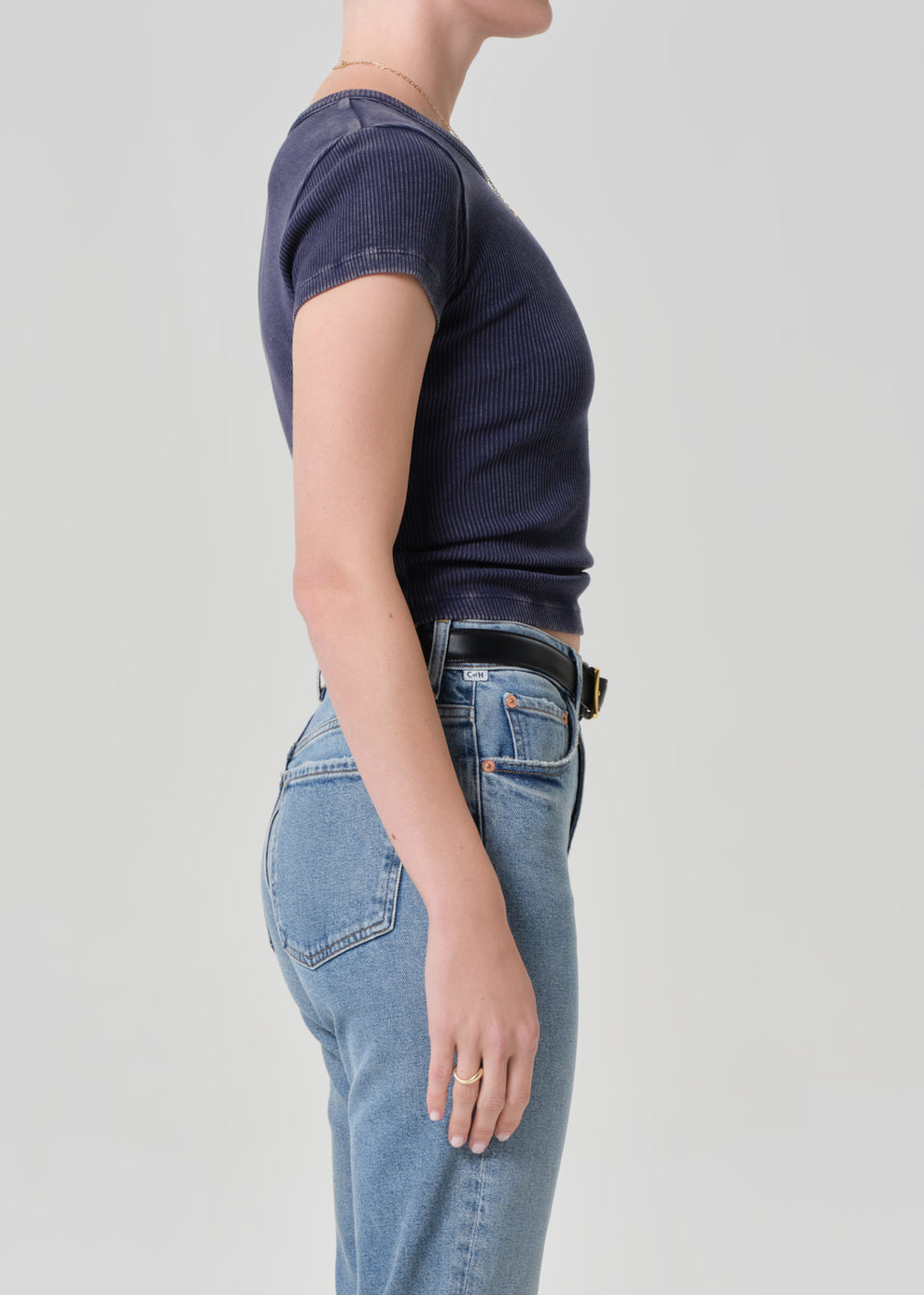 COH Nello Tee Mineral Navy-T-Shirts-West of Woodward Boutique-Vancouver-Canada