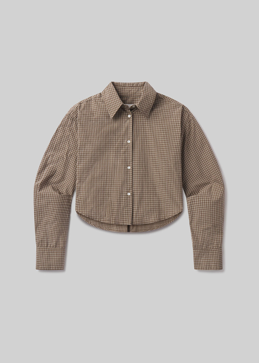 COH Ana Cropped Shirt Heritage Plaid-Shirts-West of Woodward Boutique-Vancouver-Canada