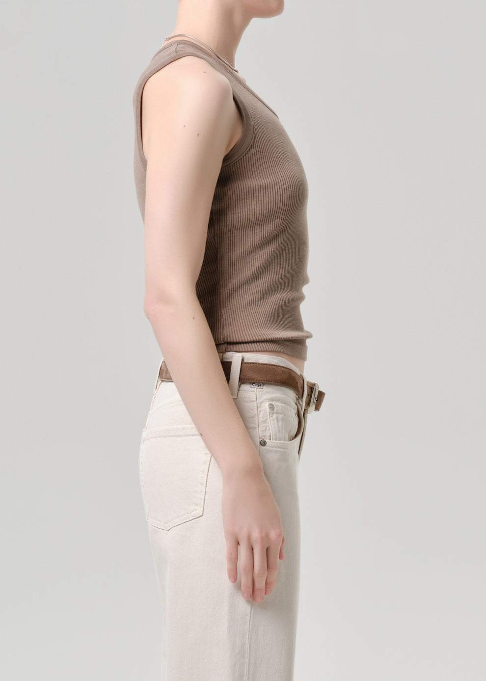 COH Nova Tank Top Cocoa-T-Shirts-West of Woodward Boutique-Vancouver-Canada