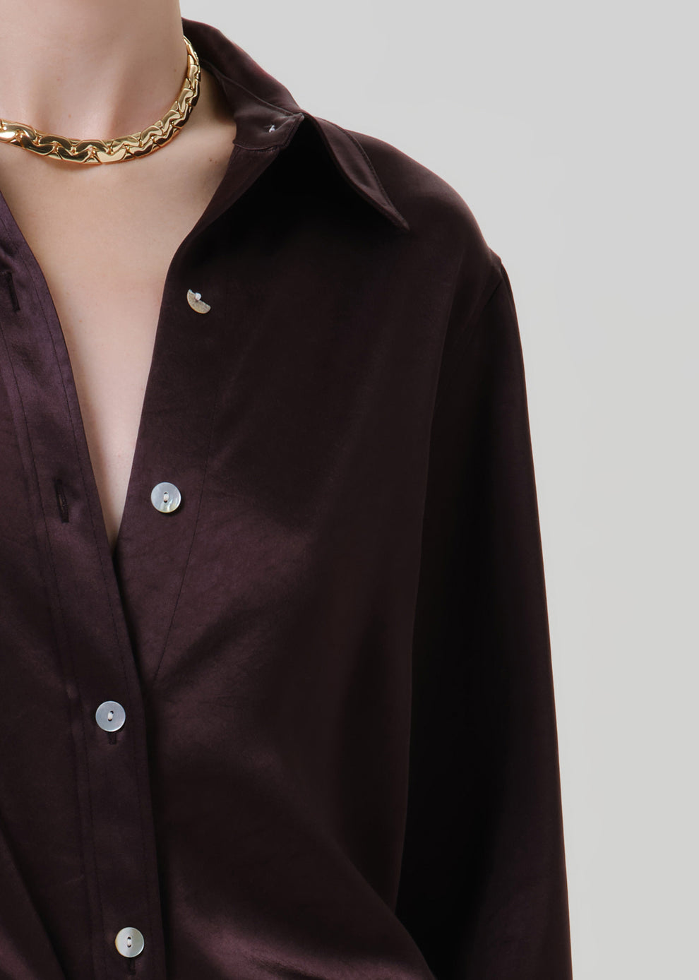 COH Tullah Button Up Shirt Espresso