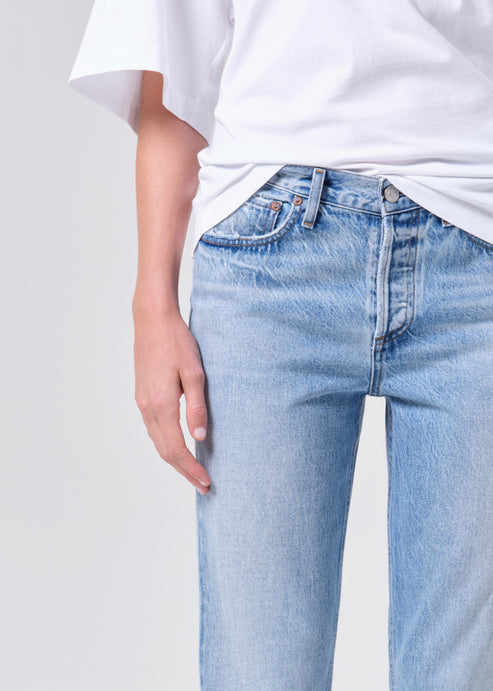 Agolde Romney Denim Jeans Stream-Denim-West of Woodward Boutique-Vancouver-Canada
