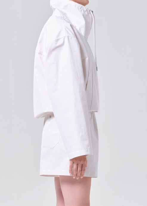 Agolde Lydia Jacket Chalk White-Jackets-West of Woodward Boutique-Vancouver-Canada