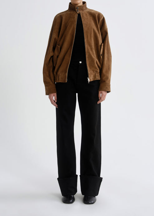 Agolde Blair Jacket Pecan-Jackets-West of Woodward Boutique-Vancouver-Canada