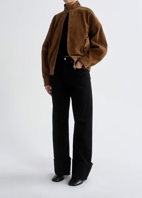 Agolde Blair Jacket Pecan-Jackets-West of Woodward Boutique-Vancouver-Canada
