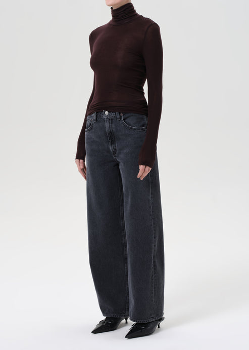Agolde Pascale Turtleneck Root-T-Shirts-West of Woodward Boutique-Vancouver-Canada