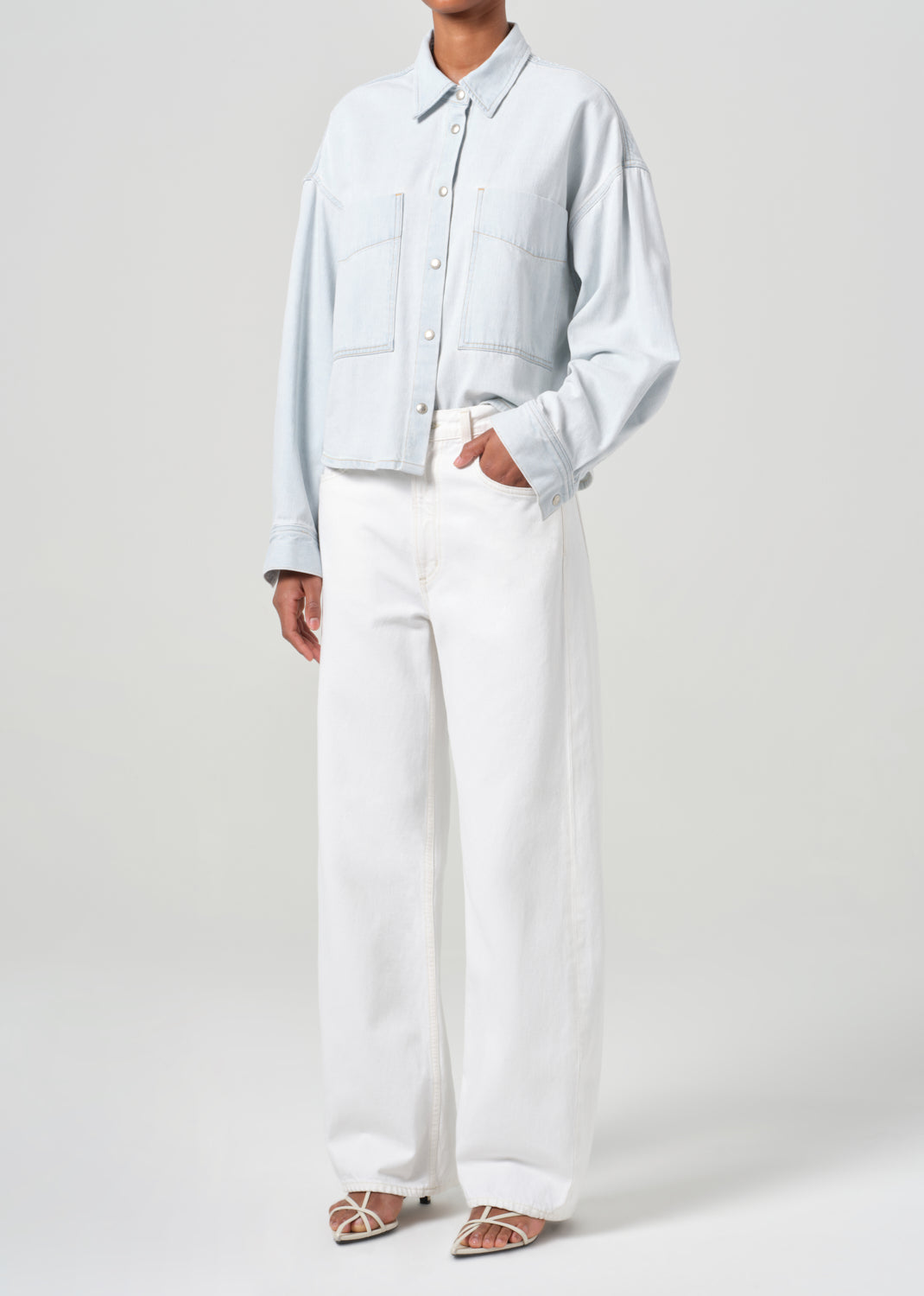 Agolde Myah Button Up Shirt - Shift-Shirts-West of Woodward Boutique-Vancouver-Canada