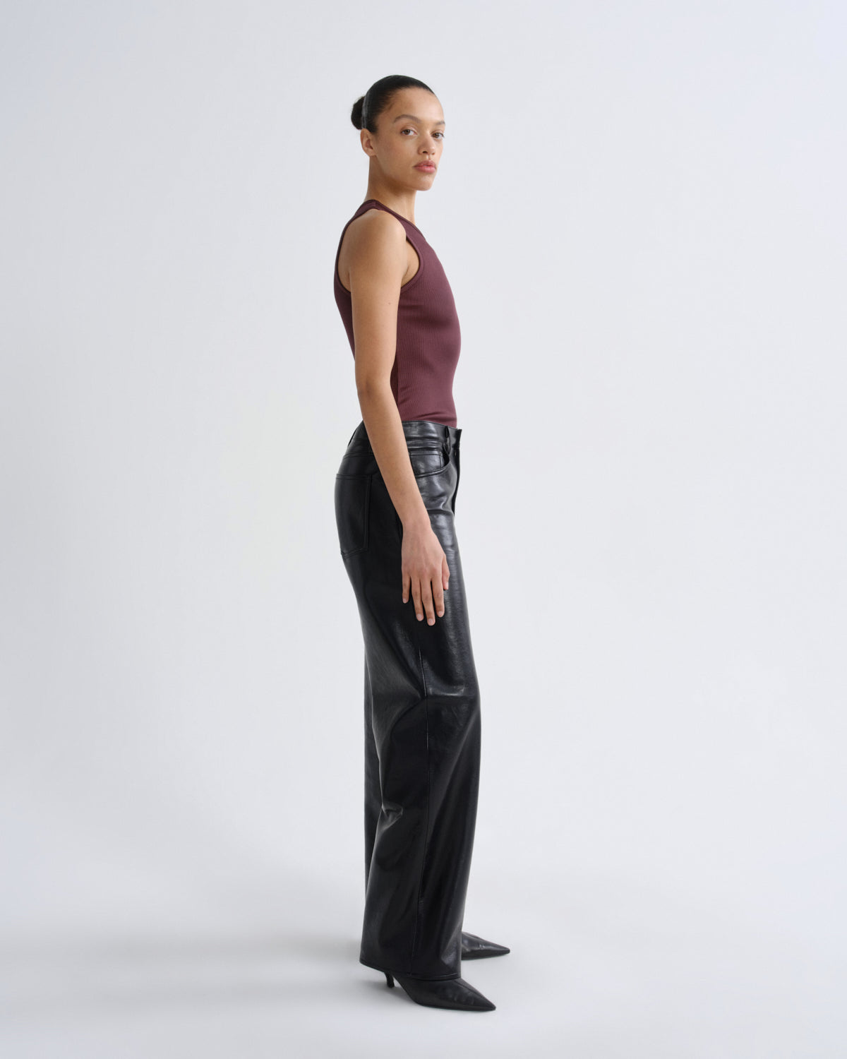 Agolde Andre Tank Corinth-T-Shirts-West of Woodward Boutique-Vancouver-Canada