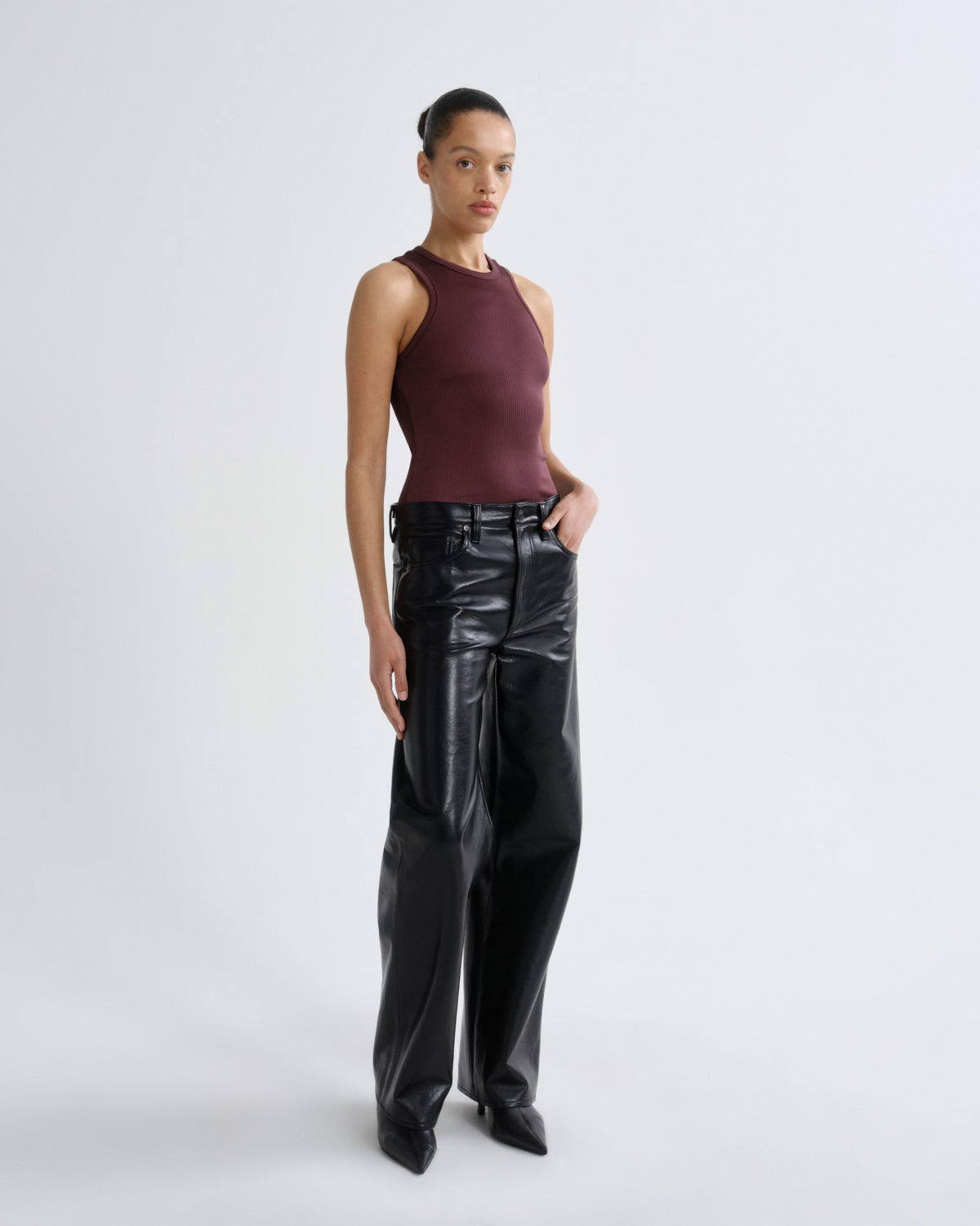 Agolde Andre Tank Corinth-T-Shirts-West of Woodward Boutique-Vancouver-Canada
