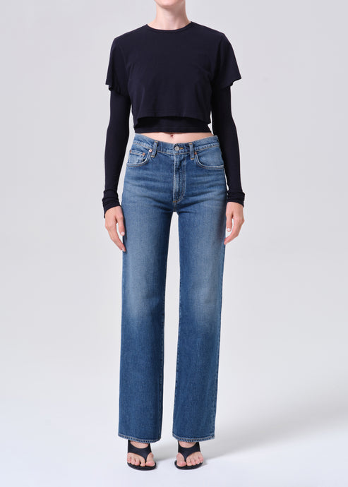 Agolde Harper Denim Jeans River-Denim-West of Woodward Boutique-Vancouver-Canada