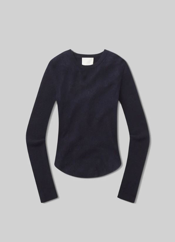 COH Alessia Crewneck Sweater Navy-Sweaters-West of Woodward Boutique-Vancouver-Canada