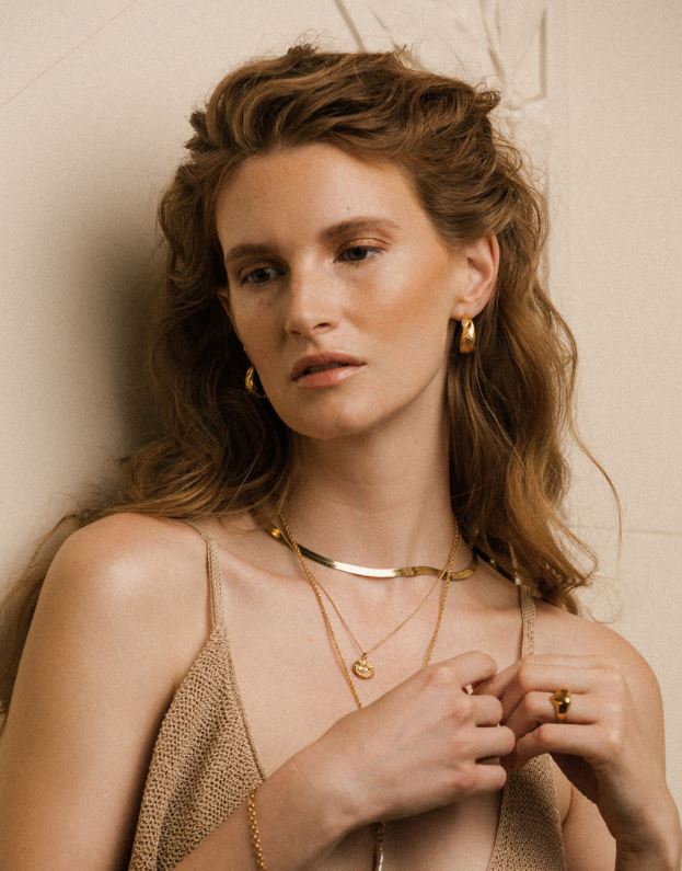 Pamela Card Armour Amour Earrings 24K Gold Vermeil-Accessories-West of Woodward Boutique-Vancouver-Canada