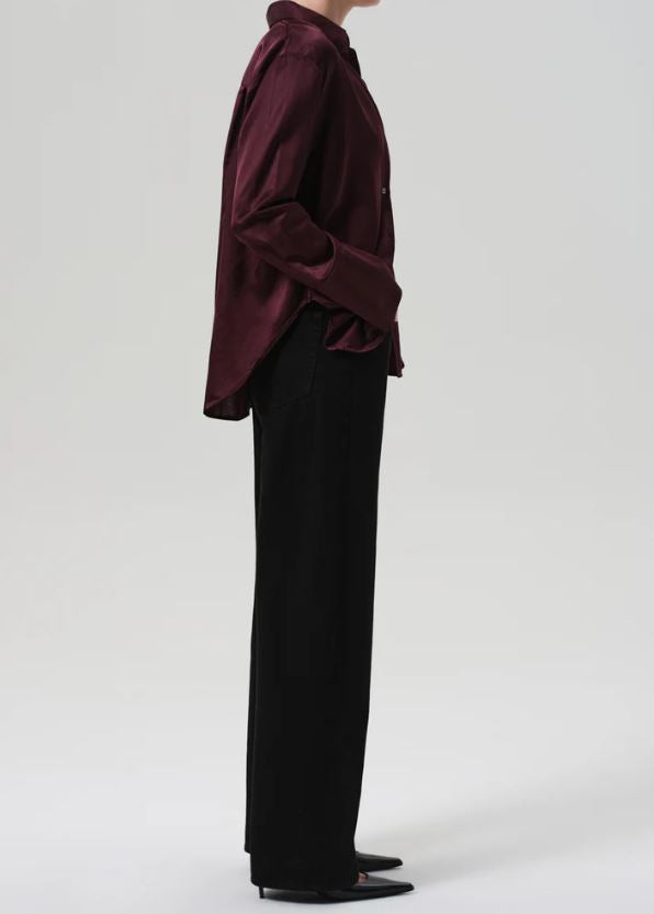 COH Ayla Baggy Denim Jeans Solid Black-Denim-West of Woodward Boutique-Vancouver-Canada