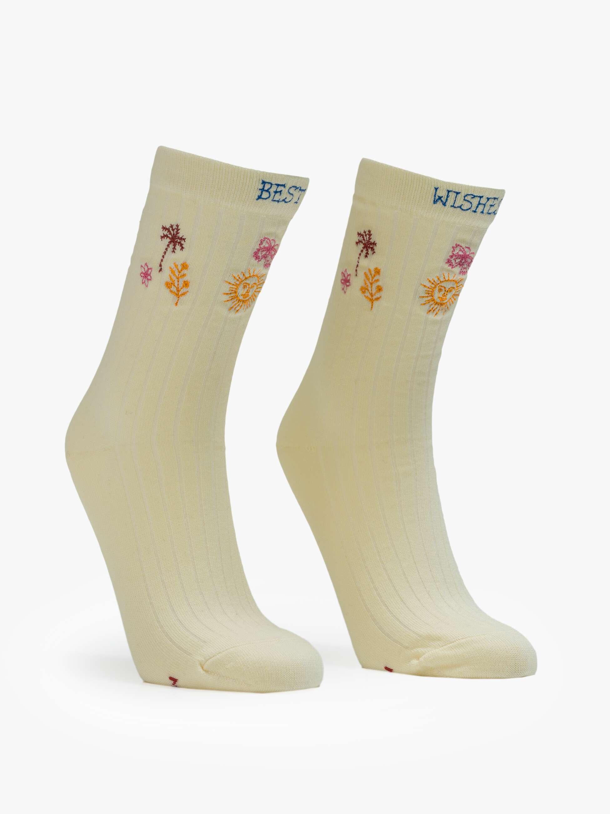 MOTHER Half Step Socks Best Wishes-Accessories-West of Woodward Boutique-Vancouver-Canada