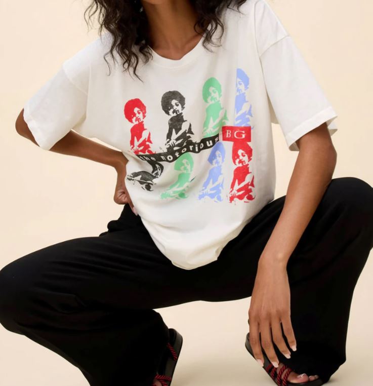 Daydreamer Biggie It Was All A Dream Baby Merch Tee Vintage White-T-Shirts-West of Woodward Boutique-Vancouver-Canada