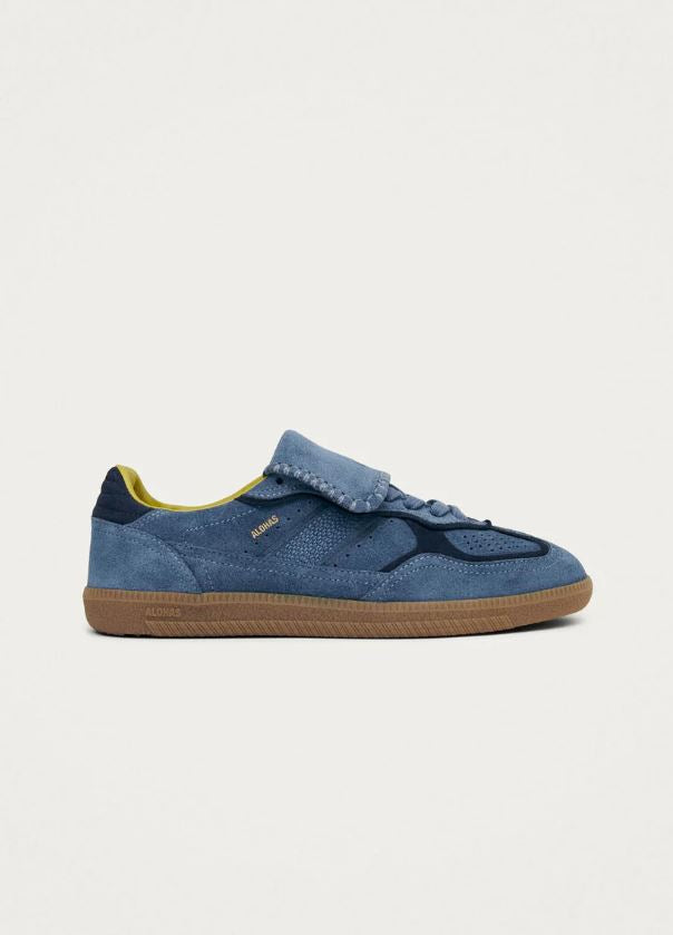 ALOHAS Tb.490 Club Suede Blue Leather Sneakers-Sneakers-West of Woodward Boutique-Vancouver-Canada