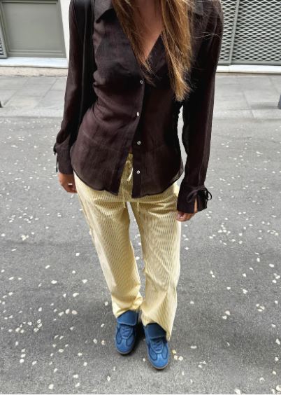 ALOHAS Tb.490 Club Suede Blue Leather Sneakers-Sneakers-West of Woodward Boutique-Vancouver-Canada