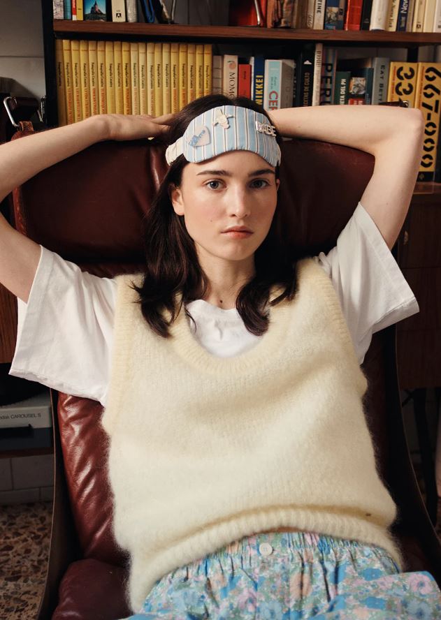 Des Petits Hauts Aldino Knit Vest-T-Shirts-West of Woodward Boutique-Vancouver-Canada