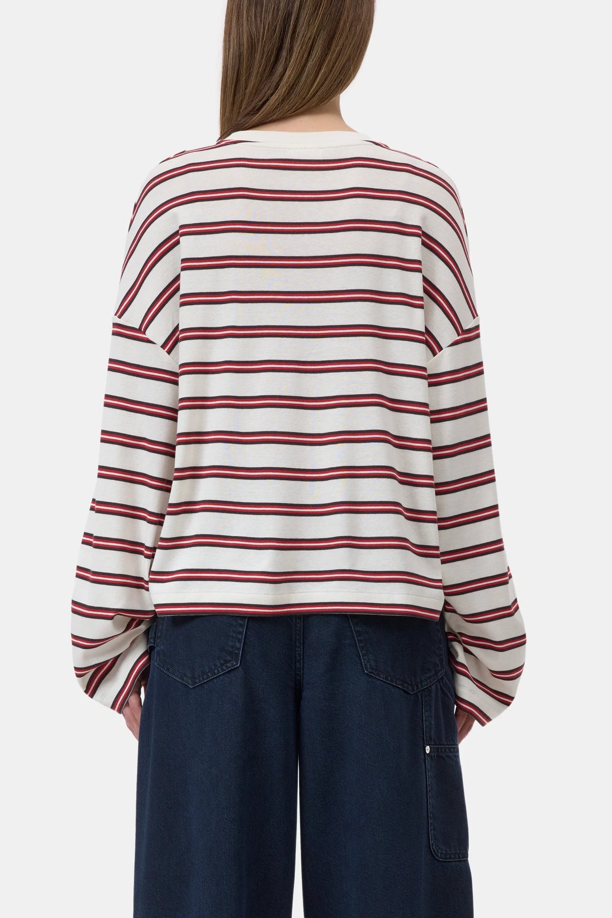 Closed Crewneck Longsleeve Ivory-T-Shirts-West of Woodward Boutique-Vancouver-Canada