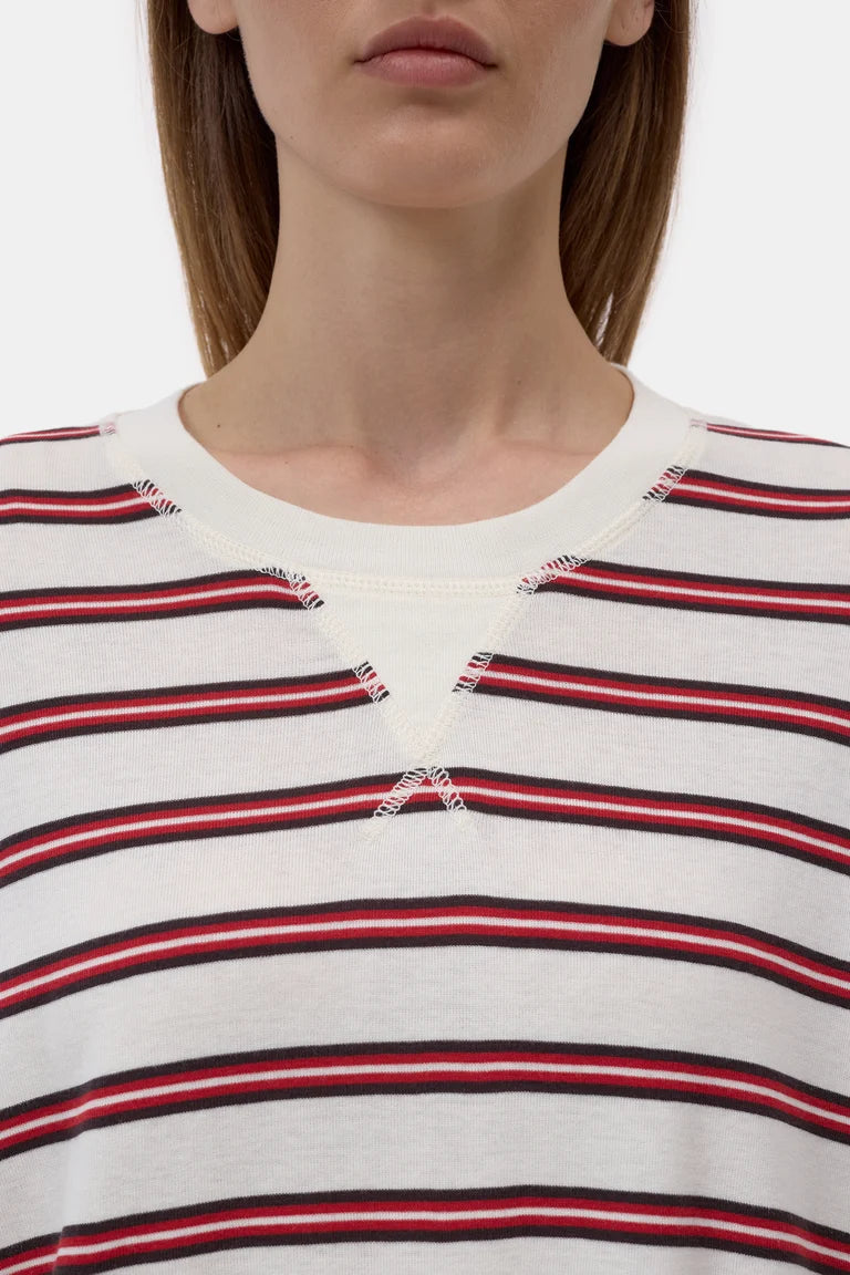 Closed Crewneck Longsleeve Ivory-T-Shirts-West of Woodward Boutique-Vancouver-Canada