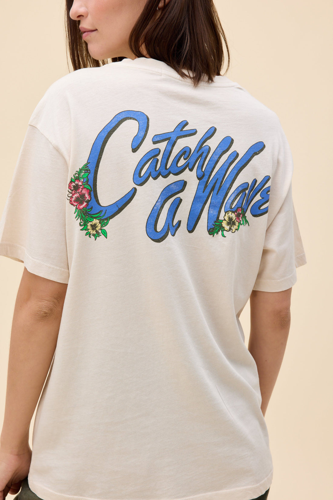Daydreamer Beach Boys Surf Patrol BF Tee Dirty White-T-Shirts-West of Woodward Boutique-Vancouver-Canada