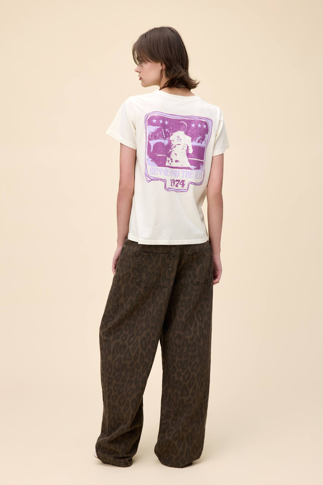 Daydreamer Elton John Bennie & The Jets Encore Tee Stone Vintage-T-Shirts-West of Woodward Boutique-Vancouver-Canada